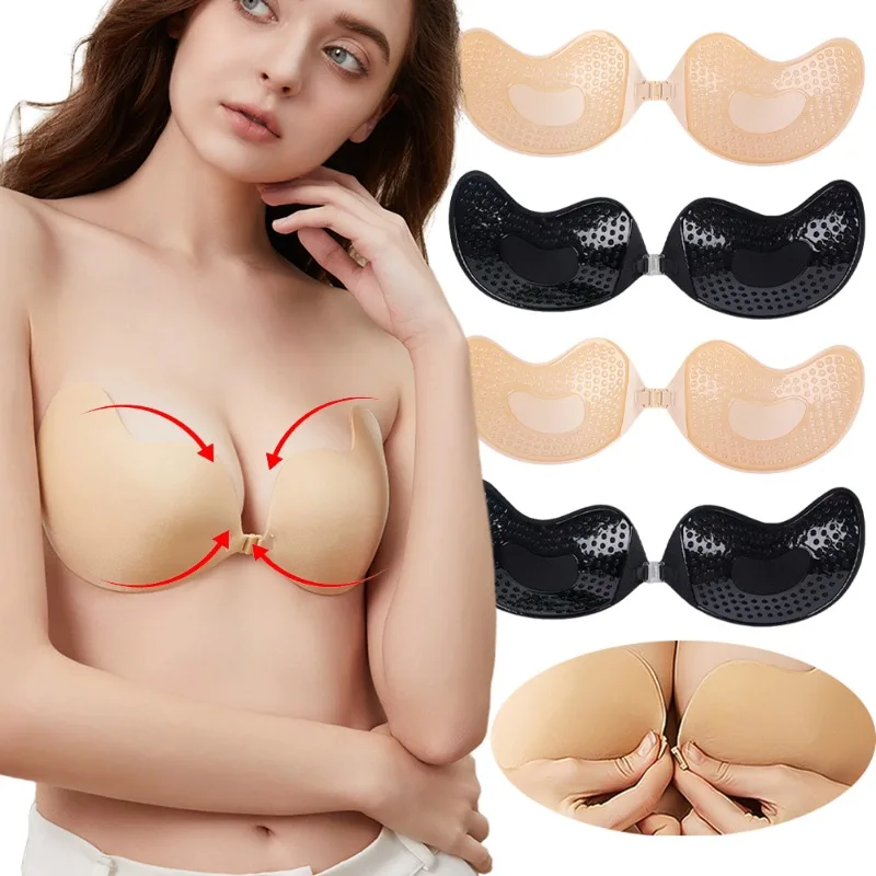 Bralette Triangle Set - 1/2 adet Görünmez Push Up Sütyen