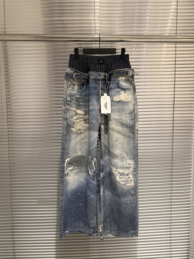 Shorts Denim Frayed - En İyi Versiyon PTL INDEX Çift