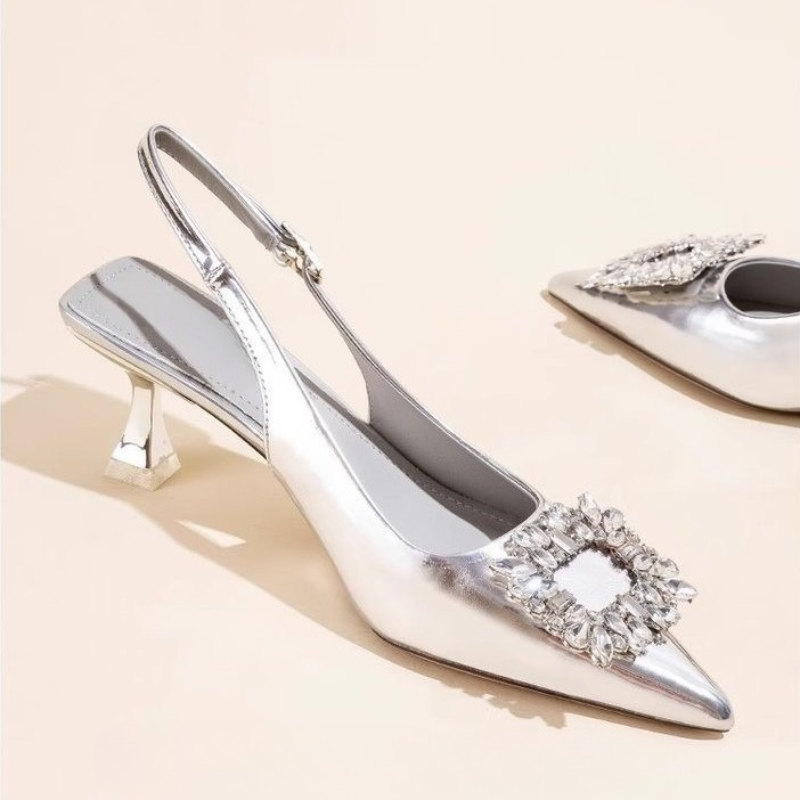 Sandal Strappy Heeled - Yaz Kadın Sandalet Yeni kadın ayakkabısı