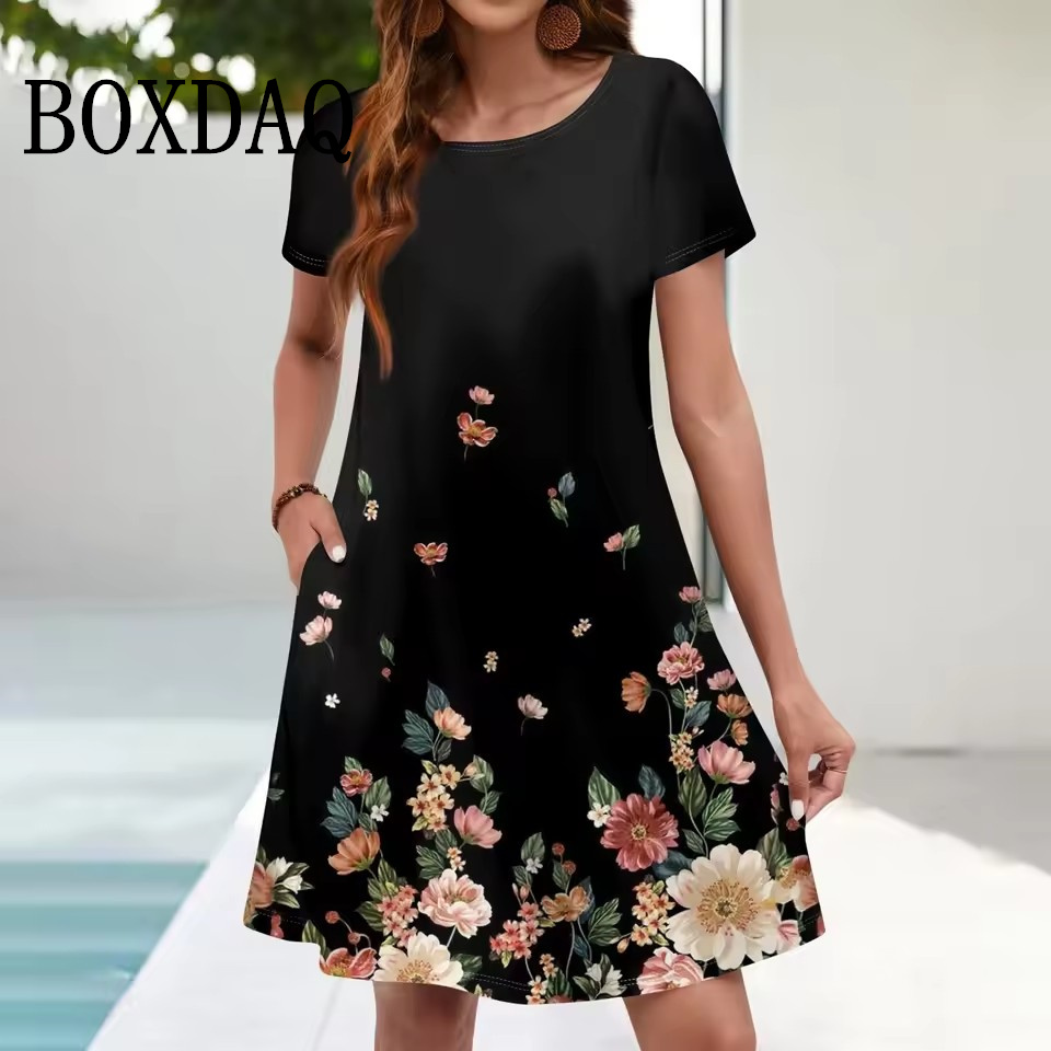 Kadın Rahat Sundress Gevşek Ce - Romper Floral Print incelemesi ve fiyatı