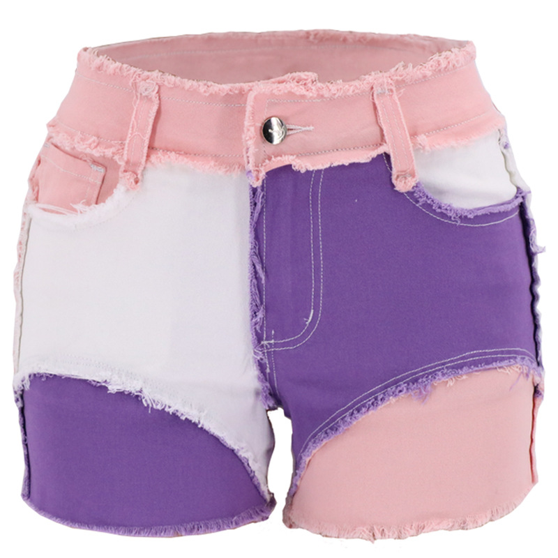 Moda Orta Bel Dar Kesim Yırtık - Shorts Denim Frayed incelemesi ve fiyatı
