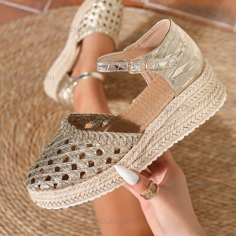 Boho Kadınlar İçin Oymalı Doku - Wedge Espadrille Women incelemesi ve fiyatı