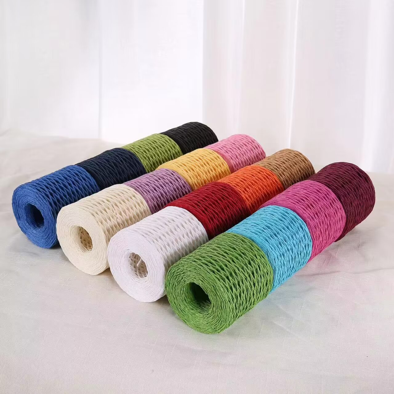 190g Rafya İplik, Bambu Elyafı - Crochet Bag Raffia incelemesi ve fiyatı