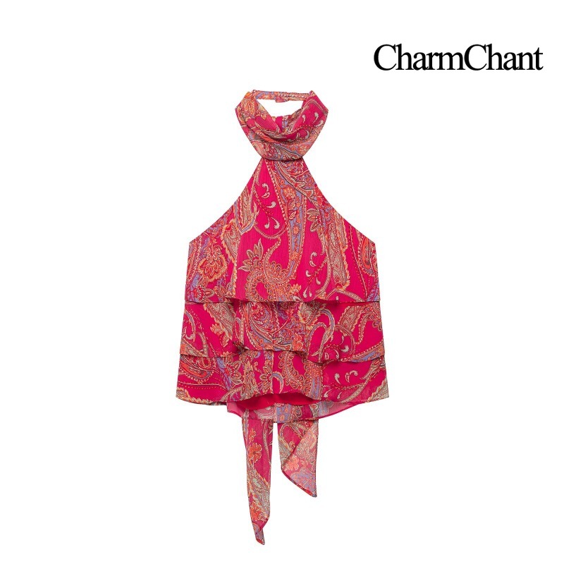 CHARMCHANT Kadın Paisley Desen - Romper Floral Print incelemesi ve fiyatı