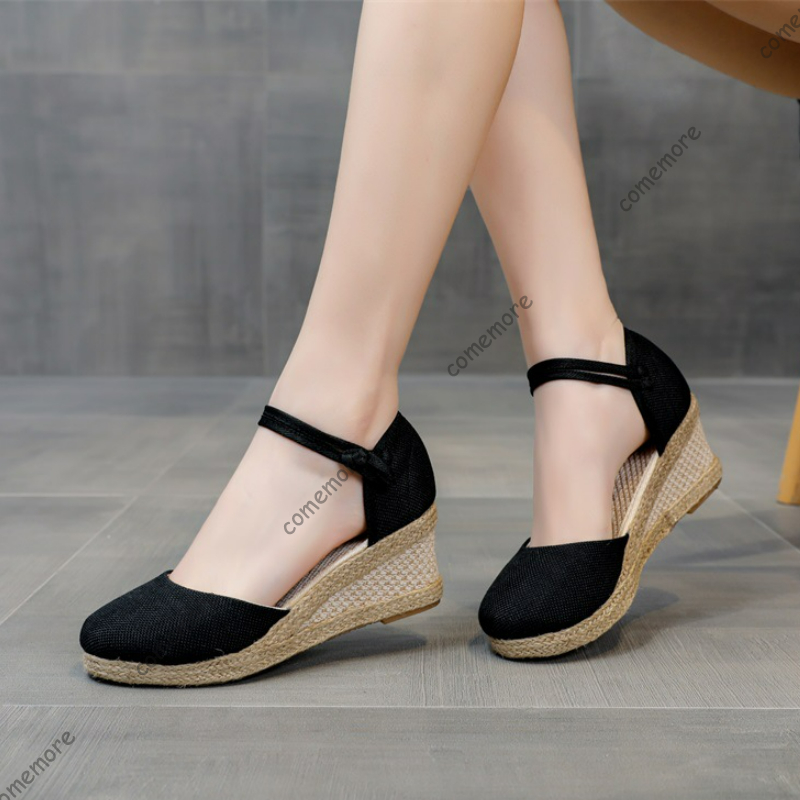 Comemore Sandalet Yüksek Topuk - Wedge Espadrille Women incelemesi ve fiyatı