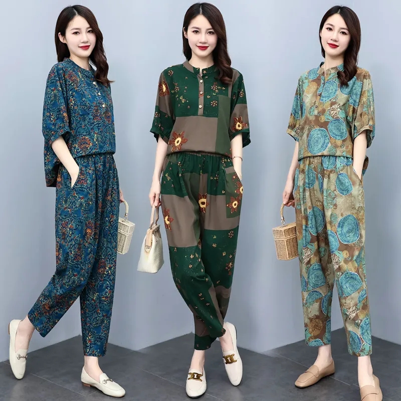 Orta Yaşlı Anne Yazlık Takımla - Linen Pant Wide incelemesi ve fiyatı