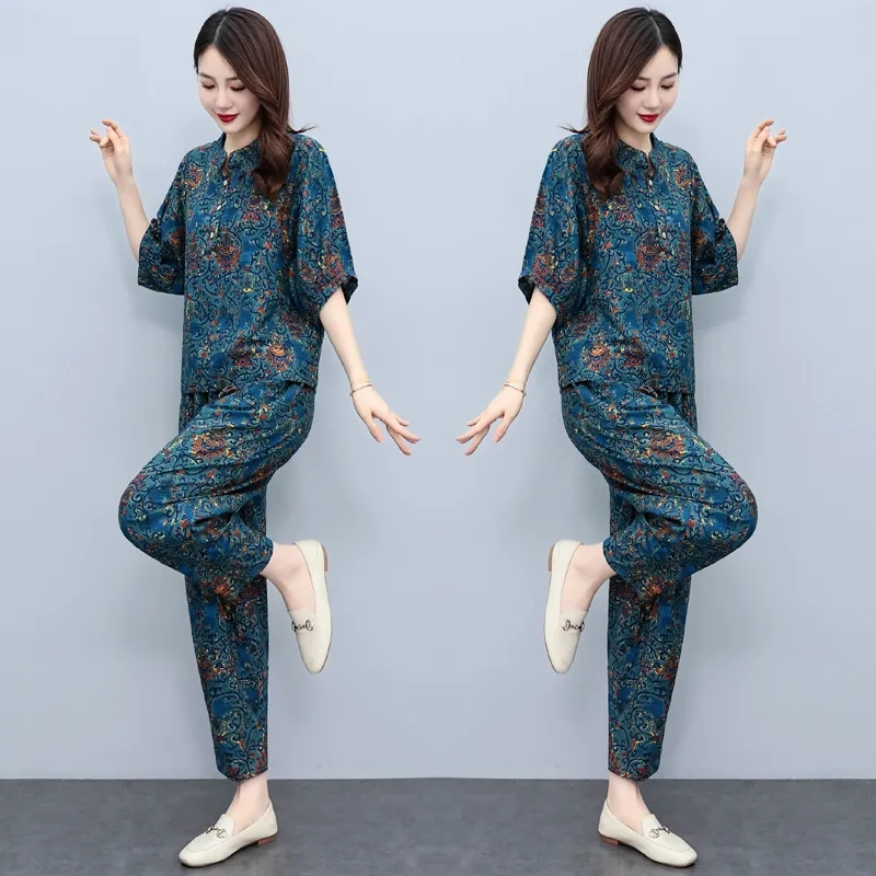 Orta Yaşlı Anne Yazlık Takımla - Linen Pant Wide incelemesi ve fiyatı