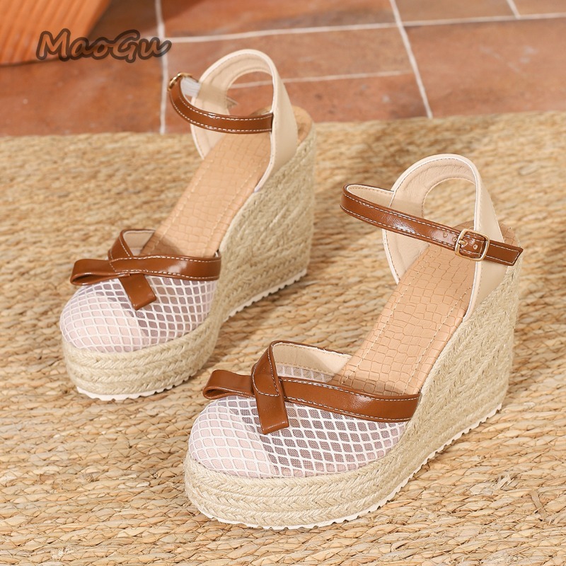 Size42 kadın Örgü Yay Espadril - Wedge Espadrille Women incelemesi ve fiyatı