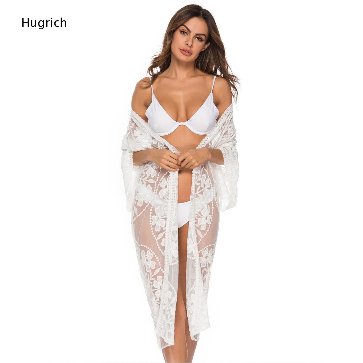 Beyaz Çiçek Desenli İşlemeli D - Kimono Sheer Floral incelemesi ve fiyatı