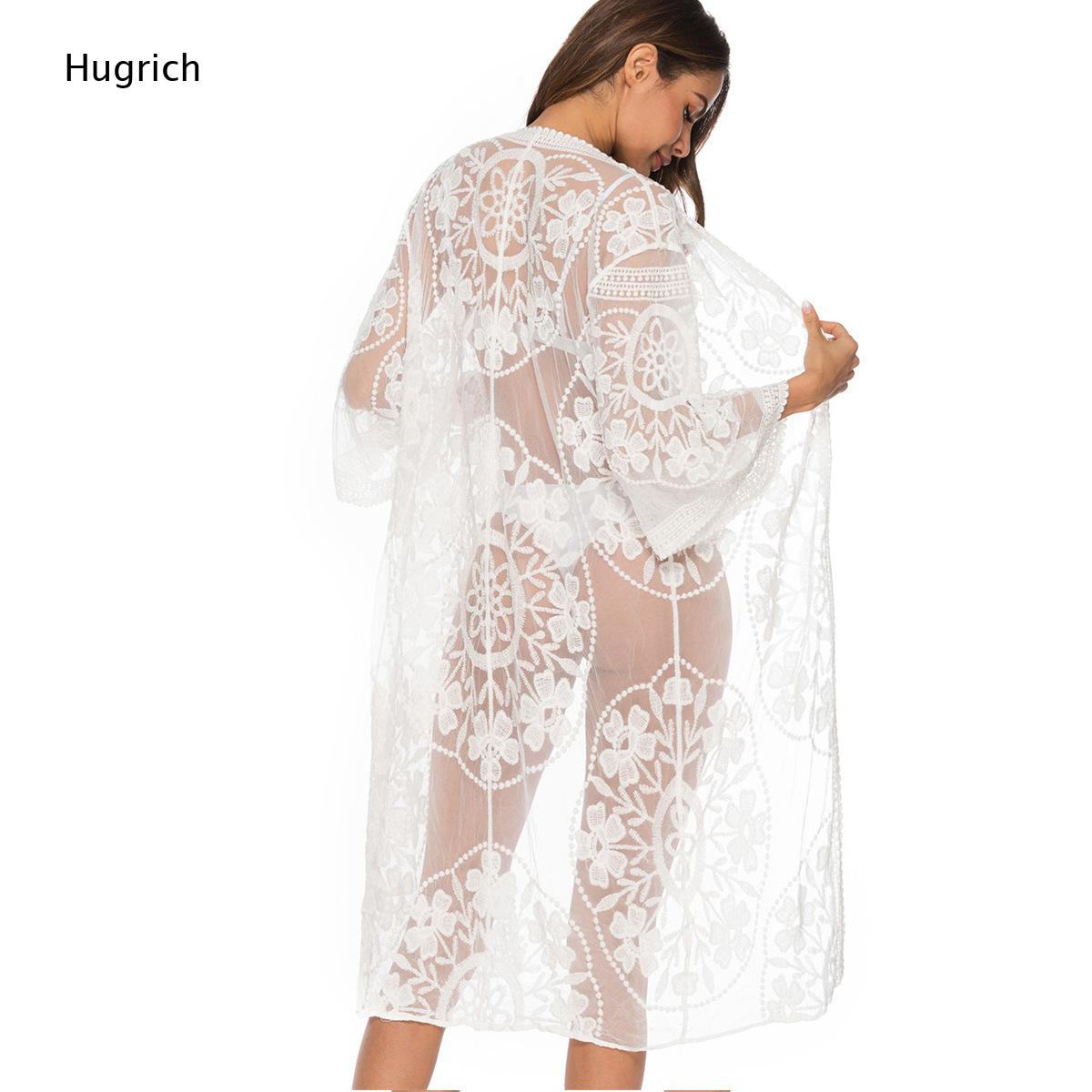Beyaz Çiçek Desenli İşlemeli D - Kimono Sheer Floral incelemesi ve fiyatı