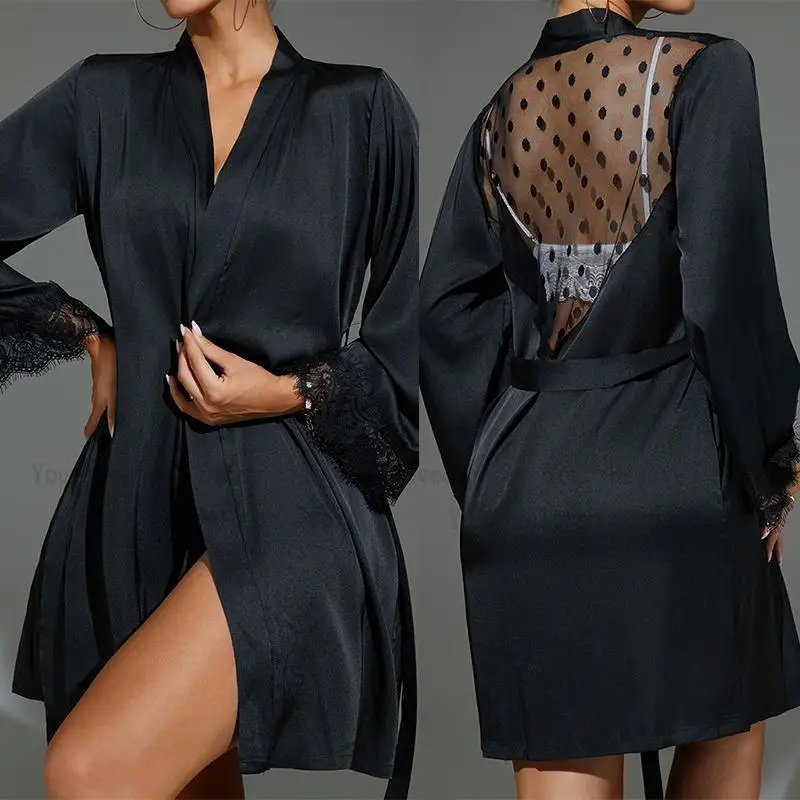 Kısa Kimono Siyah Şeffaf Örgü  - Kimono Sheer Floral incelemesi ve fiyatı