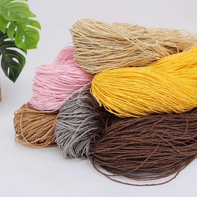 200g 2 katlı Pamuk Rafya İpliğ - Crochet Bag Raffia incelemesi ve fiyatı