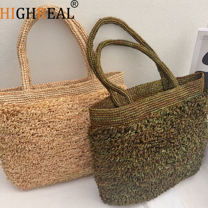 Lüks Rafya Hasır Çanta Bohemia - Crochet Bag Raffia incelemesi ve fiyatı