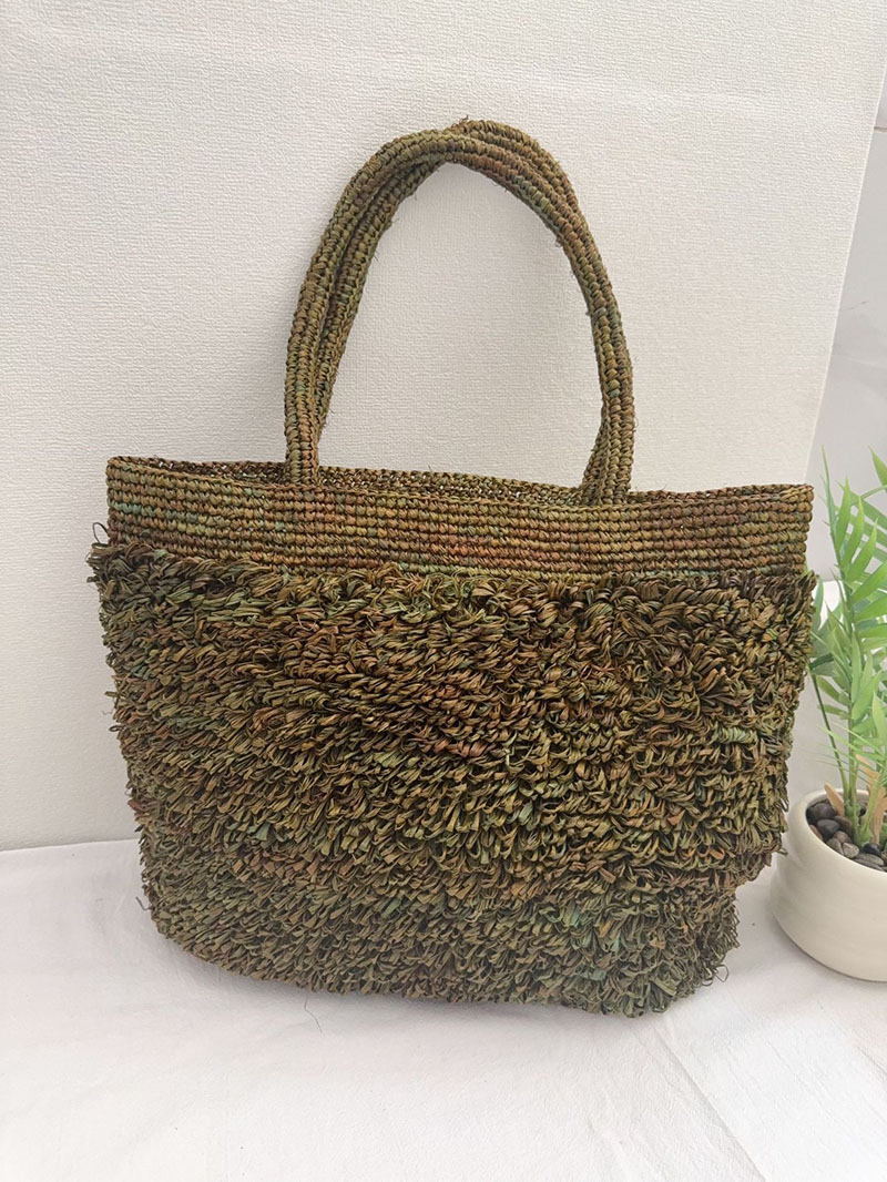Lüks Rafya Hasır Çanta Bohemia - Crochet Bag Raffia incelemesi ve fiyatı