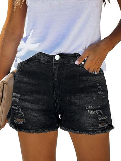 Günlük Vintage Kot Şort Yüksek - Shorts Denim Frayed incelemesi ve fiyatı
