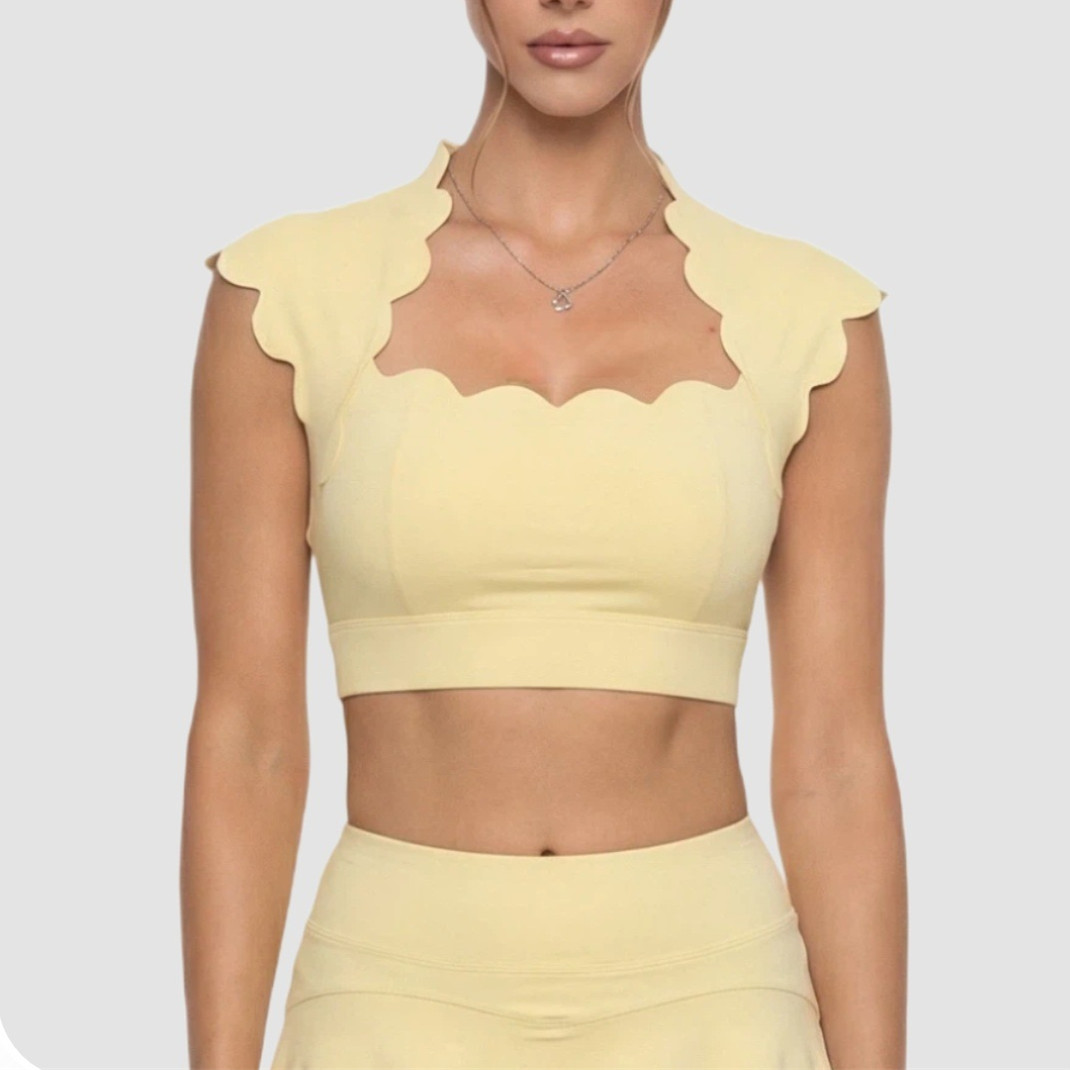 Dalgalı Kadın Spor Atleti Yoga - Crop Top Crochet incelemesi ve fiyatı